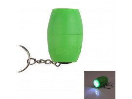 Зеленый брелок фонарик с 6 светодиодами