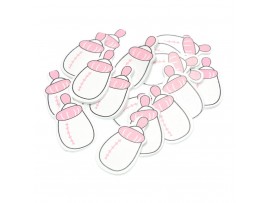 Розовые бутылочки для скрапбукинга (30шт)