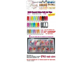 Набор накладных ногтей + клей для ногтей Nail Glue (540шт)