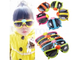 Детские складные очки солнцезащитные в форме жука