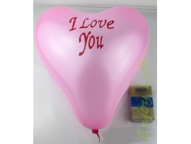 Воздушные шарики в форме сердечек (10шт)